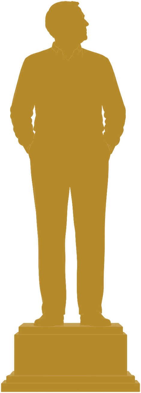 Bronze Walt Statue Silhouette | Walt Statue Project